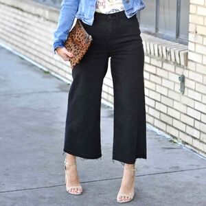 Wide Leg Black Jeans